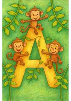 Vorschau - Poster - Anlautbilder Tiere / ABC Schilder für den Klassenraum - Deckblatt