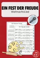 Vorschau - Arbeitsblätter - Ein Fest der Freude - Weihnachtslied - Deckblatt
