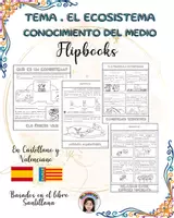 Vista previa - Refuerzo / NEE / Materiales de apoyo - FLIPBOOKS TEMA 4. LOS ECOSISTEMAS 3º PRIMARIA - Portada