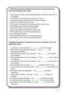 Vorschau - Arbeitsblätter - Simple Past: Übersicht, Übungen, Schreib-/Sprachanlässe (alle Klassenstufen) - Seite 1