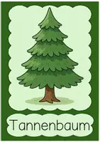 Vorschau - Arbeitsblätter - Oh Tannenbaum Flashcards + Arbeitsblätter + Sachinformation - Seite 3