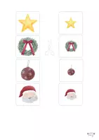 Vorschau - Arbeitsblätter - TEACCH Klettmappen - Vorlagen für die Adventszeit - Seite 3