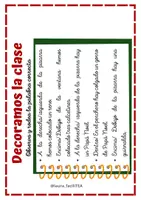 Vista previa - Tarjetas / Manipulativos - Mi colegio en Navidad. Comprensión lectora y FFEE - página 2