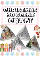Vista previa - Manualidades / Dibujos para colorear - CHRISTMAS 3D SCENES (4 SCENES) TRIARAMA - Portada