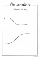 Vorschau - Arbeitsblätter - 16x Weitermalbilder für Vertretungsstunden -Formen - Seite 1