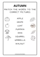 anteprima - Esercizi - AUTUMN WORDS AUTUNNO INGLESE - Pagina 1