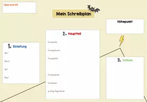 Vorschau - Arbeitsblätter - Gruselgeschichte Materialpaket - Seite 3