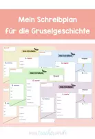 Vorschau - Arbeitsblätter - Gruselgeschichte Materialpaket - Seite 1