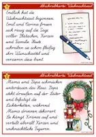 Vorschau - Arbeitsblätter - Weihnachtszeit - Lese- & Abschreibkartei - LA - Seite 2