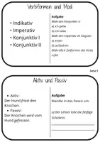 Vorschau - Aufgabenkarten - Grammatikwissen to go (Sekundarstufe I) - Seite 3