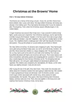 Vorschau - Unterrichtsreihen - Christmas at the Browns' Home: Reading, Vocabulary and Speaking (English) - Seite 1