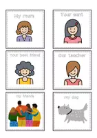 Vista previa - Tarjetas / Manipulativos - personal pronouns - flashcards - Portada