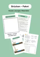 Vorschau - Arbeitsblätter - Brücken - Dossier inkl. Lösungen - Deckblatt