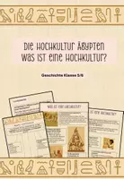 Vorschau - Arbeitsblätter - Ägypten: eine Hochkultur ?! - Deckblatt