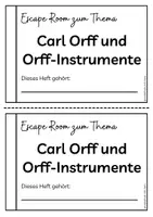 Vorschau - Arbeitsblätter - Escape Room - Carl Orff & Orff-Instrumente - Seite 2