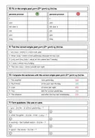 Vorschau - Arbeitsblätter - Übungsaufgaben Simple past - Seite 3
