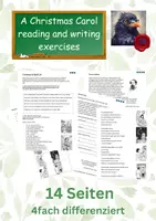 Vorschau - Arbeitsblätter - A Modern Christmas Carol vierfach differenziert - Deckblatt