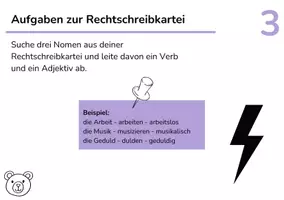 Vorschau - Arbeitsblätter - Aufgaben zur Rechtschreibkartei - Seite 3