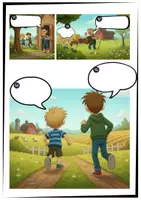 Aperçu - Feuilles d'exercices - Max und Moritz - einen Comicstrip schreiben - Page 1