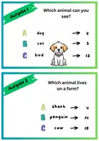 Vorschau - Arbeitsblätter - Schnitzeljagd Englisch Tiere / Animals - Seite 2