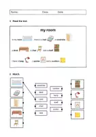 Vorschau - Arbeitsblätter - My Room: Fördermaterial für Englisch - Seite 1