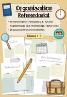 Vorschau - Lehrpläne/Lehrermaterial - Ref-Organizer - Organisation im Referendariat (Klasse 1-4) - Deckblatt