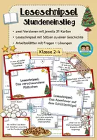 Vorschau - Arbeitsblätter - Leseschnipsel - Stundeneinstieg Lesen - Winter (Klasse 2-4) - Deckblatt