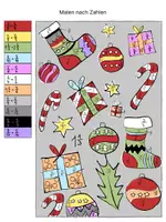 Vorschau - Spiele - Bruch-Malspaß: Das entspannte Mathe-Rätsel vor Weihnachten - Deckblatt