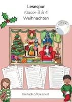Vorschau - Arbeitsblätter - Lesespur Weihnachten (Klasse 3+4) - Deckblatt