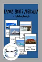 Vorschau - Poster - Australia - Famous Sights - Tafelmaterial - Deckblatt