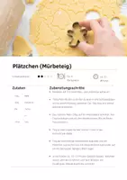 Vorschau - Arbeitsblätter - Plätzchen - Deckblatt