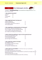 Vorschau - Arbeitsblätter - Feuerwanzen lügen nicht - Leseüberprüfung - Seite 1