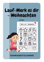 Vorschau - Arbeitsblätter - Lauf - Merk es dir (Winter) - Deckblatt