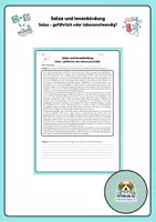 Vorschau - Arbeitsblätter - Salze gefährlich oder lebensnotwendig - Deckblatt