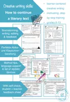 Vorschau - Arbeitsblätter - Creative writing skills: How to continue a story - Deckblatt