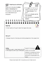 Vorschau - Arbeitsblätter - Creative writing skills: How to continue a story - Seite 1