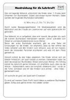 Vorschau - Präsentationen/Tafelbilder - Blitzlesen I Klasse 1 I animierte Präsentation (5) I Druckschrift - Seite 1