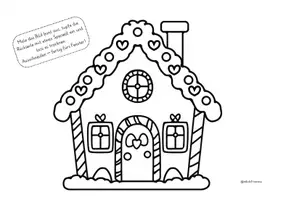 Vorschau - Mal- und Bastelvorlagen - Ausmalbilder Weihnachten Advent / Fensterbilder - Seite 1