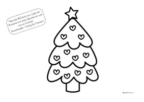 Vorschau - Mal- und Bastelvorlagen - Ausmalbilder Weihnachten Advent / Fensterbilder - Deckblatt