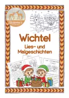Vorschau - Arbeitsblätter - Wichtel Lies- und Malgeschichten - Deckblatt