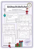 Vorschau - Arbeitsblätter - weihnachtliches Übungsheft: Klasse 1 (Mathe: Zahlzerlegung, erstes Rechnen) - Deckblatt