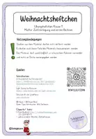 Vorschau - Arbeitsblätter - weihnachtliches Übungsheft: Klasse 1 (Mathe: Zahlzerlegung, erstes Rechnen) - Seite 1