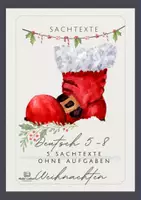 Vorschau - Arbeitsblätter - Sachtexte Weihnachten Sammlung von 5 verschiedenen weihnachtlichen Themen - Deckblatt
