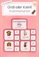 Vorschau - Aufgabenkarten - Bundle - Rechtschreibung - Klammerkarten - Seite 1