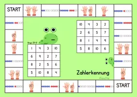 Vorschau - Spiele - Bingo Spiel zur Zahlerkennung – ZR10 Mathe, 1. Klasse - Seite 2