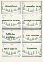 Vorschau - Spiele - Spiel „Pantomime – Winter“ | Vertretungsstunde | Klasse 6–9 - Seite 1