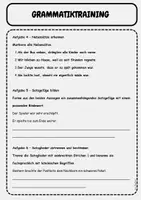 Vorschau - Arbeitsblätter - Fit für die Schulaufgabe: Satzglieder, Satzverbindungen, Nebensätze, Satzbau, Kommas anwenden - Grammatiktraining Übungsheft Klasse 5 - Seite 3