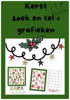 Voorbeeld - Kerst - zoek en tel + grafieken - Voorblad