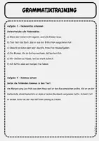 Vorschau - Arbeitsblätter - Fit für die Schulaufgabe: Satzglieder – Hauptsatz – Nebensatz – Kommasetzung – Satzreihe – Relativsatz, Klasse 5 - Seite 3