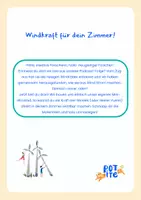 Vorschau - Arbeitsblätter - Wie wird aus Wind Strom gemacht? – Material zum Podcast Potite - Deckblatt